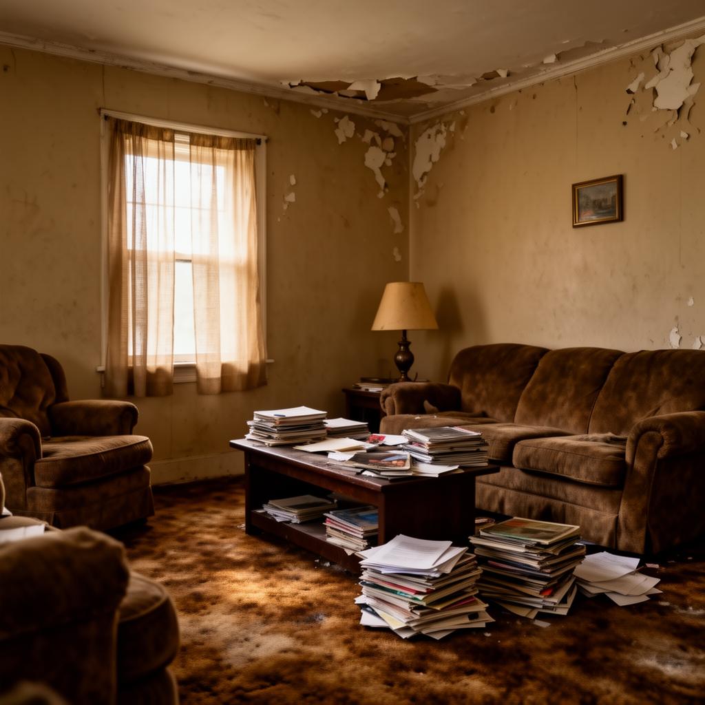 Tired, dated living room before Rinnova Spaces